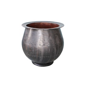 Cache-pot Romimex Noir Métal 46 x 49 x 46 cm de Romimex, Cache-pots - Réf : D1616590, Prix : 171,71 €, Remise : %