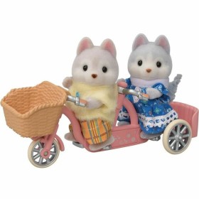 Playset Sylvanian Families Husky siblings and their tandem de Sylvanian Families, Playsets de figurines de jouets - Réf : S71...