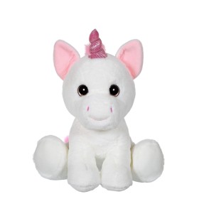 Fluffy toy Berjuan Anireal White Dog 35 cm | Tienda24 - Global Online Shop Tienda24.eu