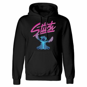 Sudadera con Capucha Unisex Stitch Script Negro de Stitch, Sudaderas - Ref: D0800487, Precio: 45,52 €, Descuento: %