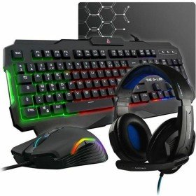 Tastiera e Mouse V7 CKW350US Nero Qwerty US | Tienda24 - Global Online Shop Tienda24.eu