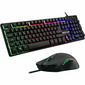 Tastatur mit Maus The G-Lab PACK-WL-PC-BK von The G-Lab, Tastatur-Maus-Sets - Ref: S7160138, Preis: 51,21 €, Rabatt: %