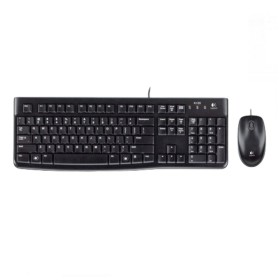 Keyboard Logitech Desktop MK120 Black French AZERTY AZERTY by Logitech, Keyboards - Ref: S7160147, Price: 49,11 €, Discount: %