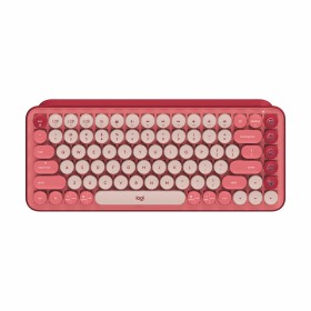 Tastatur Logitech POP Französisch Bunt Rosa AZERTY AZERTY von Logitech, Tastaturen - Ref: S7160195, Preis: 120,06 €, Rabatt: %