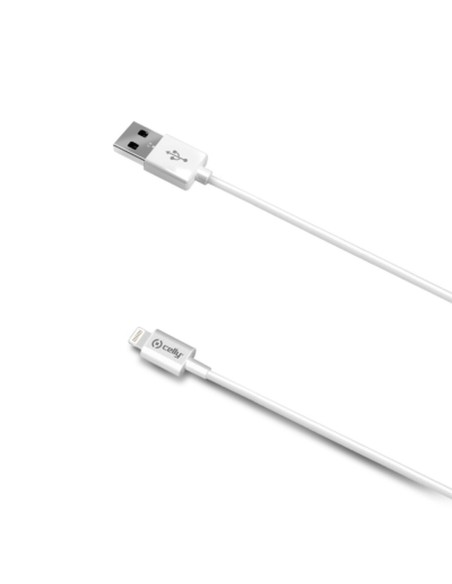 Cavo USB a Lightning Celly USBIP52M 2 m Bianco da Celly, Cavi Lightning - Ref: S7769486, Precio: €22.03, Descuento: %