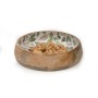 Bowl Romimex White Green Mango wood Sheets 25 x 6 x 25 cm by Romimex, Bowls and large cups - Ref: D1616625, Price: 49,27 €, D...