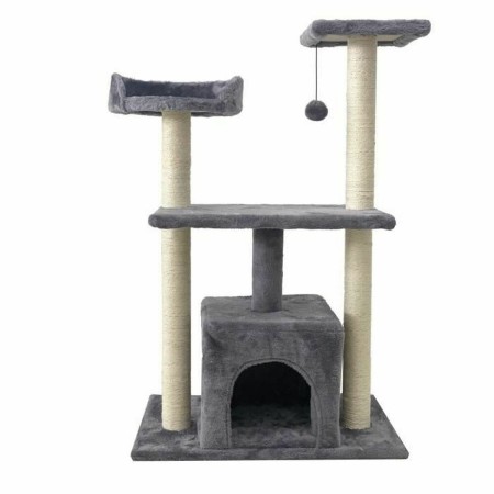 Arranhador para Gatos Romy Cinzento Ø 7 cm 60 x 40 x 25 cm de BigBuy Pets, Árvores de gatos - Ref: S7161406, Preço: 64,76 €, ...