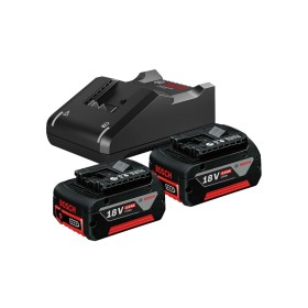 Charger and rechargeable battery set BOSCH 1 600 A01 9S0 4 Ah 18 V by BOSCH, Accessories for wireless tools - Ref: S7162017, ...