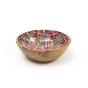 Bowl Romimex Red Mango wood 25 x 8 x 25 cm by Romimex, Bowls and large cups - Ref: D1616637, Price: 33,08 €, Discount: %