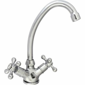 Two-handle Faucet Rousseau Beverley Metal Stainless steel Brass by Rousseau, Bathroom Sink Taps - Ref: S7162344, Price: 60,15...