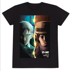 Short Sleeve T-Shirt Spy X Family Spitscreen Black Unisex by Spy X Family, T-Shirts - Ref: D0800490, Price: 23,79 €, Discount: %