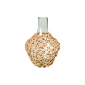 Bottle Romimex Brown Transparent Glass Rope 23 x 31 x 23 cm by Romimex, Ornaments - Ref: D1616647, Price: 55,90 €, Discount: %