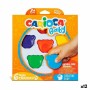 Ceras de colores Carioca Teddy 6 Piezas Multicolor