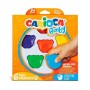 Ceras de colores Carioca Teddy 6 Piezas Multicolor