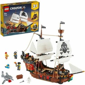 Jeu de Véhicules Lego Creator 31109 Pirate Ship   3-en-1 1260 Pièces de Lego, Playsets de figurines de jouets - Réf : S716318...