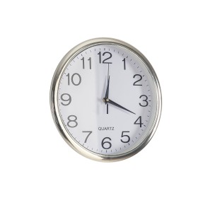 Wall Clock Romimex Silver polystyrene 30 x 5 x 30 cm by Romimex, Wall Clocks - Ref: D1616668, Price: 16,47 €, Discount: %