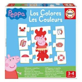 Educational Game Peppa Pig (ES-FR) by Educa, Rattles and plush hoops - Ref: S7163546, Price: 25,58 €, Discount: %