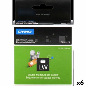 Carrete de cinta Dymo LabelWriter 25 x 25 mm Blanco Etiquetas