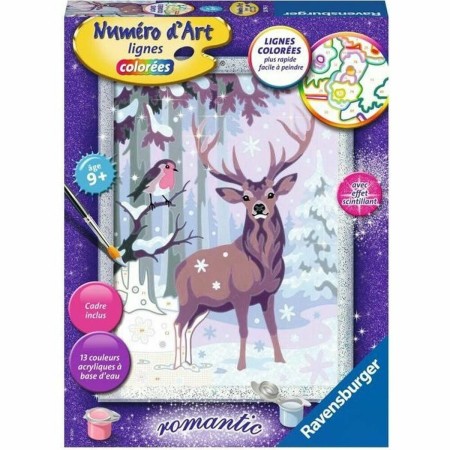 Set Pittura per Numeri Ravensburger Romantic Deer di Ravensburger, Dipingere con i numeri - Rif: S7164336, Prezzo: 29,72 €, S...