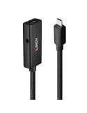 Cable USB-C LINDY 43356 Negro 5 m | Tienda24 Tienda24.eu