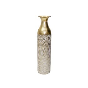 Floor vase Alexandra House Living Golden Metal 15 x 63 x 15 cm by Alexandra House Living, Vases - Ref: D1616725, Price: 73,96...