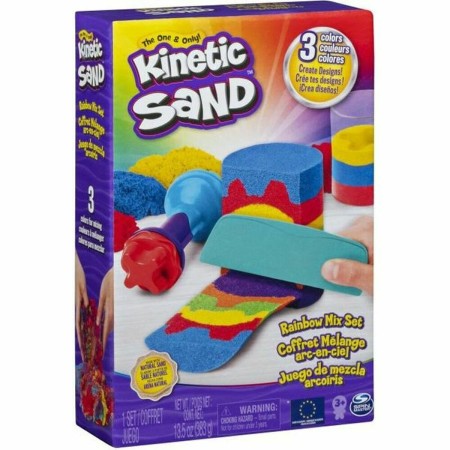 Arena Mágica Kinetic Sand 6053691 Arcoíris de Kinetic Sand, Manualidades con arena - Ref: S7164371, Precio: 30,17 €, Descuent...