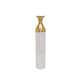 Jarrão Alexandra House Living Branco Dourado Metal 15 x 78 x 15 cm de Alexandra House Living, Jarrões - Ref: D1616734, Preço:...