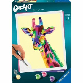 Disegni da dipingere Ravensburger CreArt Large Giraffe 24 x 30 cm di Ravensburger, Kit di pittura - Rif: S7164418, Prezzo: 32...