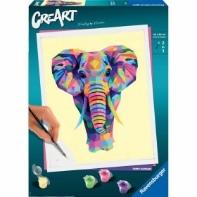 Dessins à peindre Ravensburger CreArt Large Elephant 24 x 30 cm de Ravensburger, Peinture - Réf : S7164420, Prix : 32,21 €, R...