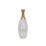 Floor vase Alexandra House Living White Golden Metal 20 x 62 x 20 cm by Alexandra House Living, Vases - Ref: D1616737, Price:...