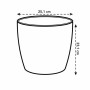 Plant pot Elho 5642322542500 Anthracite polypropylene Plastic Circular by Elho, Flower Pots - Ref: S7164803, Price: 29,84 €, ...