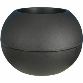 Pot Riviera Noir Plastique Rond Ballon Ø 50 cm de Riviera, Pots de fleurs - Réf : S7164872, Prix : 55,91 €, Remise : %