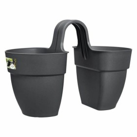 Vaso Elho Vibia Campana Twin 38,4 x 20,5 x 26,5 cm Antracite de Elho, Vasos suspensos - Ref: S7164936, Preço: 28,18 €, Descon...