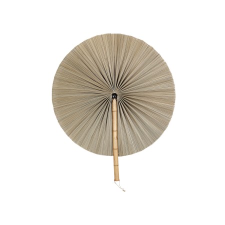 Fan Romimex Beige Bamboo 80 x 95 x 3 cm by Romimex, Sculptures - Ref: D1616761, Price: 65,75 €, Discount: %