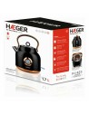 Fervedor de Água e Chaleira Elétrica Haeger EK-22B.024A Preto Aço inoxidável 2200 W 1,7 L | Tienda24 Tienda24.eu