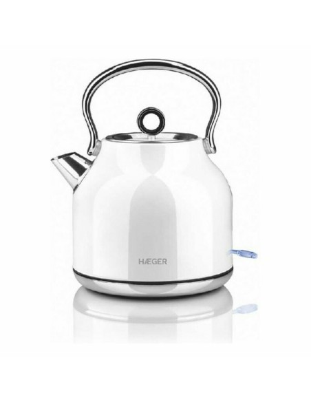 Bouilloire et Théière Haeger EK-22W.023A Acier inoxydable Blanc 2200 W 1,7 L | Tienda24 Tienda24.eu