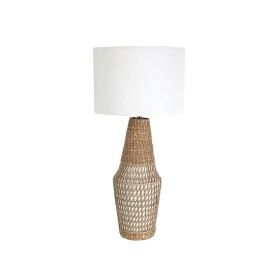 Lampe de bureau Romimex Beige Bambou Fibre 38 x 80 x 38 cm de Romimex, Lampes de chevet - Réf : D1616768, Prix : 153,04 €, Re...