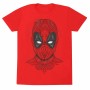 Camisola de Manga Curta Deadpool Tattoo Style Vermelho Unissexo de Deadpool, T-shirts - Ref: D0800494, Preço: 23,79 €, Descon...