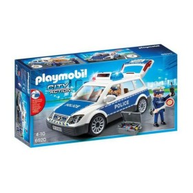 Car with Light and Sound City Action Police Playmobil Squad Car with Lights and Sound by Playmobil, Toy figures playsets - Re...