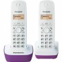 Telefone sem fios Panasonic KX-TG1612FRF Roxo de Panasonic, Telefones analógicos - Ref: S7166388, Preço: 59,85 €, Desconto: %