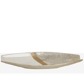 Centerpiece Romimex White Golden Ceramic 45 x 6 x 16 cm by Romimex, Ornaments - Ref: D1616812, Price: 47,26 €, Discount: %