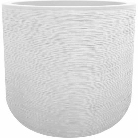 Cache-pot EDA Graphit'Up Rond Blanc Plastique Ronde Ø 50 cm de EDA, Cache-pots - Réf : S7166565, Prix : 52,11 €, Remise : %