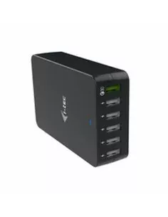 Lector de Tarjetas Inteligentes Ewent EW1055 USB C 1 m DNIe Negro | Tienda24 Tienda24.eu