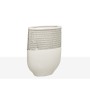 Vase Romimex Blanc Argenté Céramique 18 x 25 x 9 cm de Romimex, Vases - Réf : D1616822, Prix : 50,34 €, Remise : %