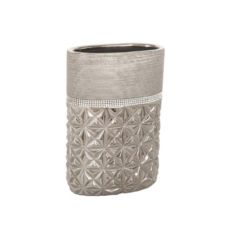 Vase Romimex Silver Ceramic 17 x 25 x 10 cm by Romimex, Vases - Ref: D1616825, Price: 49,31 €, Discount: %