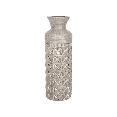 Vase Romimex Silver Ceramic 13 x 40 x 13 cm by Romimex, Vases - Ref: D1616827, Price: 56,52 €, Discount: %