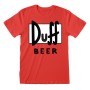 Camiseta de Manga Corta Unisex The Simpsons Duff de The Simpsons, Camisetas - Ref: D0800504, Precio: 23,73 €, Descuento: %