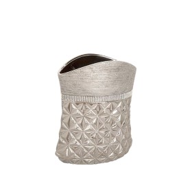 Florero Romimex Plateado Cerámica 21 x 25 x 13 cm de Romimex, Jarrones - Ref: D1616829, Precio: 54,43 €, Descuento: %