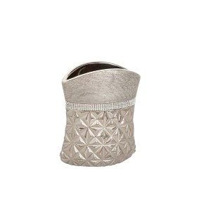 Vaso Romimex Argentato Ceramica 17 x 20 x 10 cm di Romimex, Vasi - Rif: D1616830, Prezzo: 27,20 €, Sconto: %