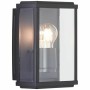 Aplique de Pared Brilliant Gaia Negro Metal 60 W E27 de Brilliant, Apliques de exterior - Ref: S7167014, Precio: 50,87 €, Des...